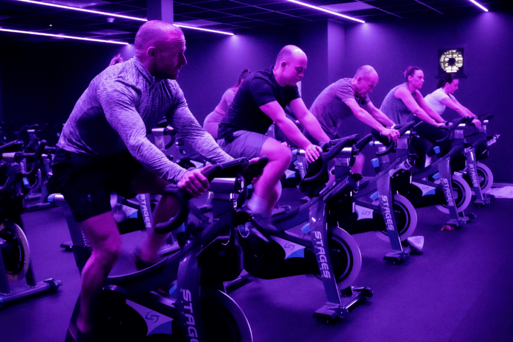 An Intelligent Cycling class in our Havant cycling studio.