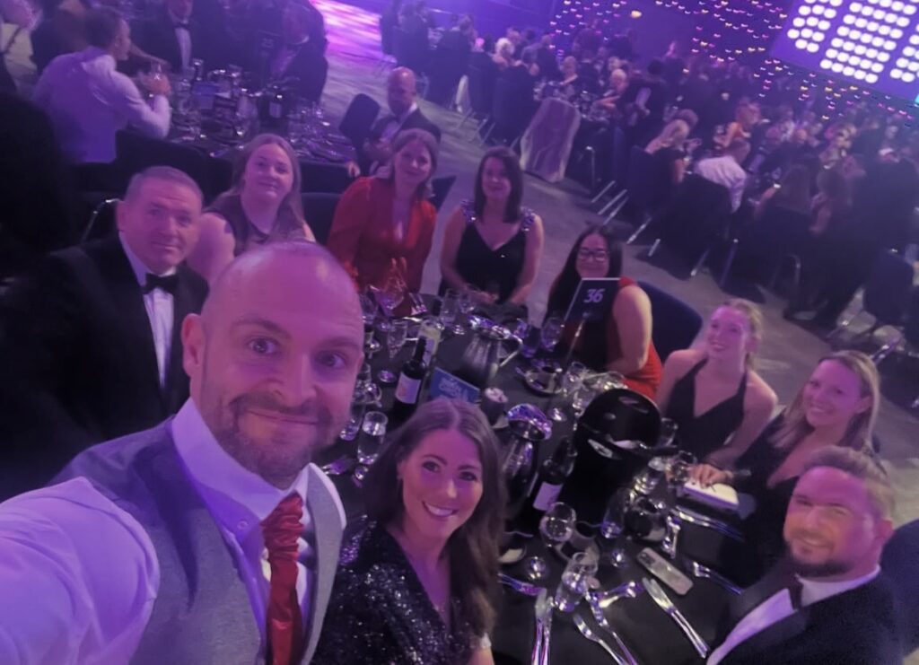 Formal gathering with elegant attire for the ukactive awards 2025.