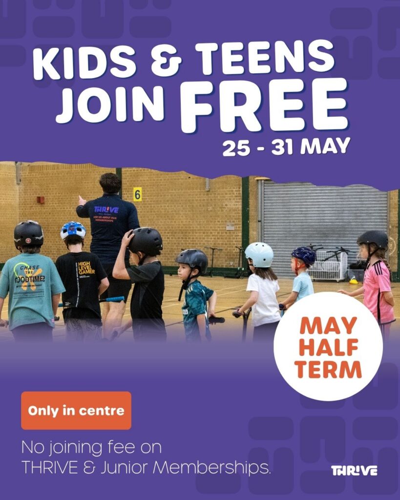 Children participating in sports activities may half term